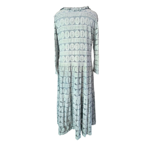 Sundance Willow Spa Lace Long Sleeve Modest Round Neck Maxi Dress Size P XL - Picture 2 of 14